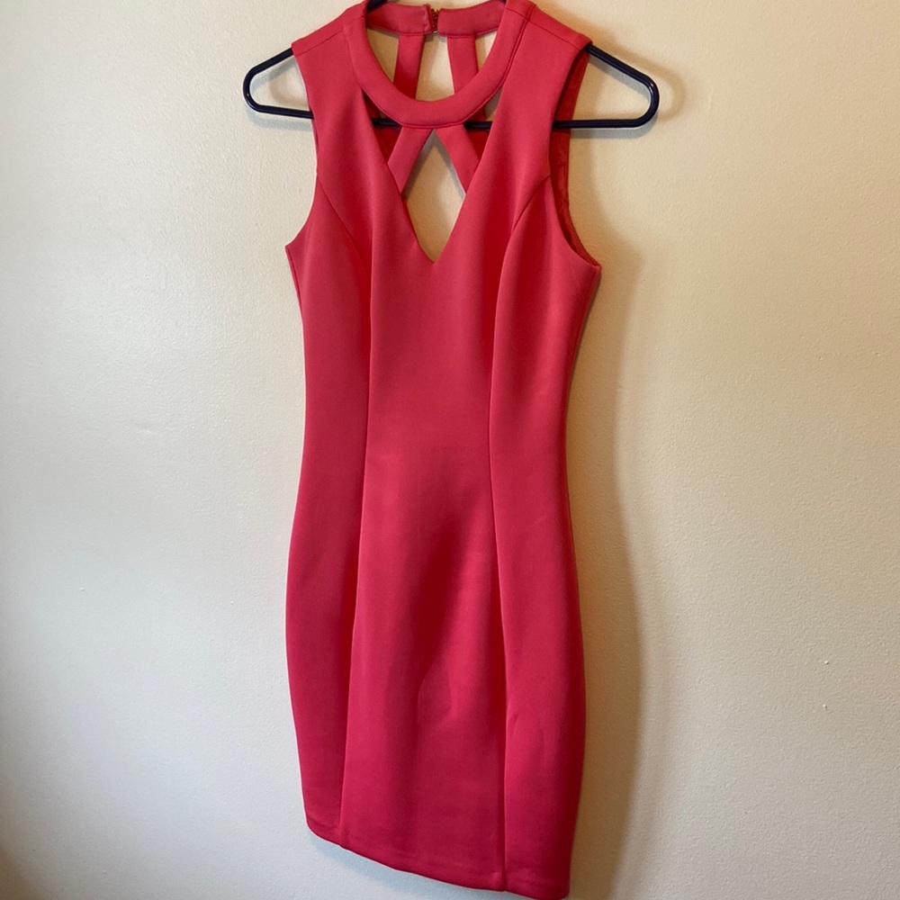 Pink cocktail dress